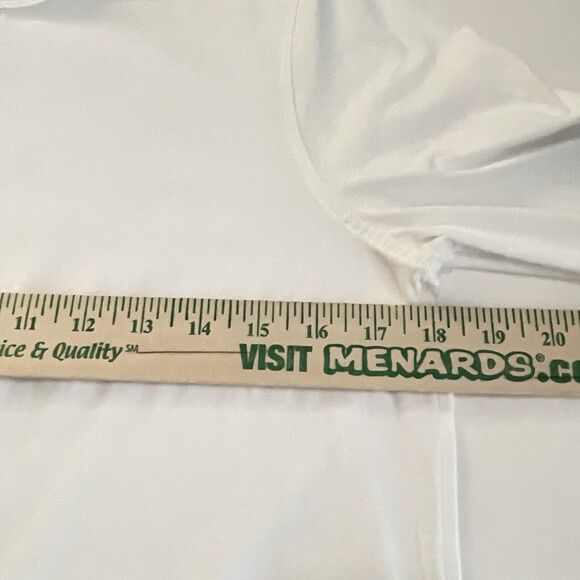 Lululemon Shirt Women’s 6 Crisp White Long Sleeve Pullover Linen Cotton Blend - Picture 6 of 8